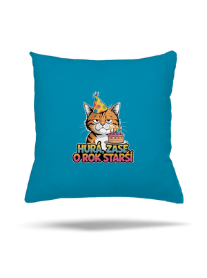 O rok starší polštář Blue Turquoise