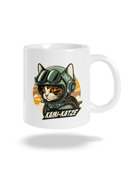 Kami-Katze klasický hrnek White