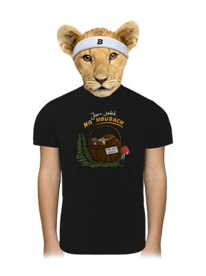 Na houbách dětské sportovní tričko Black