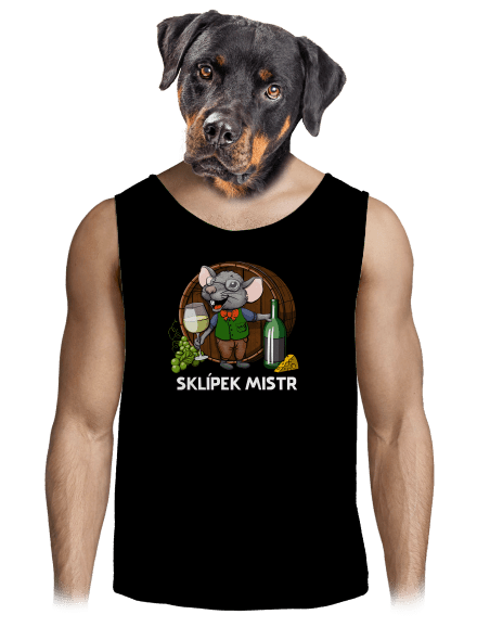 Sklípek mistr pánské tílko Black