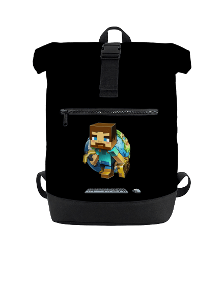 B17: Minecraft batoh Black