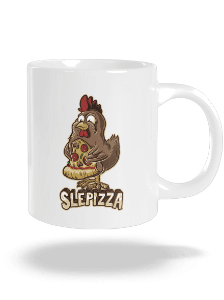Slepizza velký hrnek White