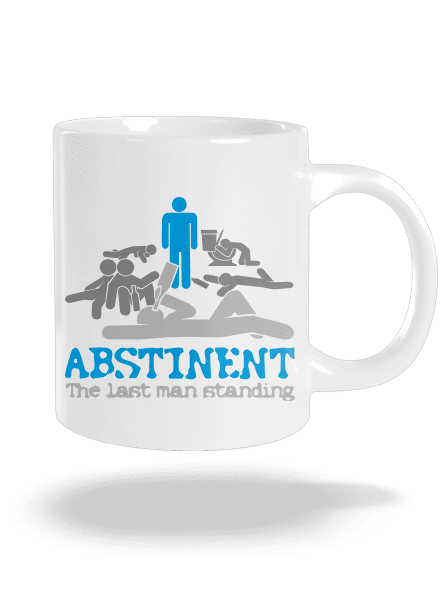 Abstinent velký hrnek White