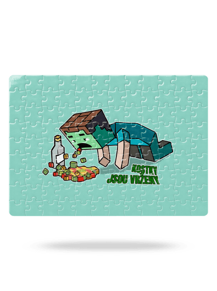Kostky jsou vrženy puzzle White