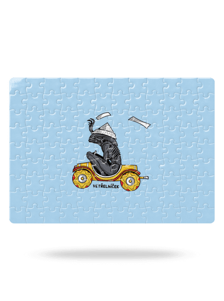 Vetřelníček puzzle White