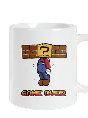 Game over klasický hrnek White