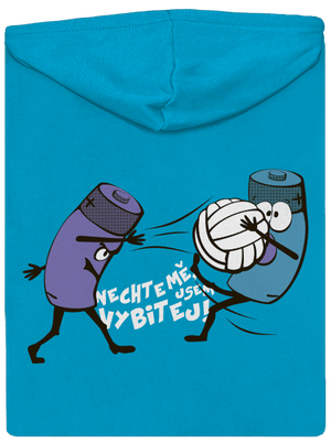 Vybitej dámská mikina na zip Blue Atol