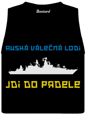 Ukrajina - Loď dámské tílko volné Black