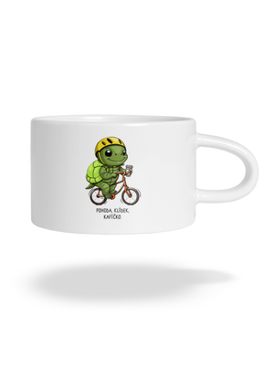 Pohoda, klídek hrnek makronka White