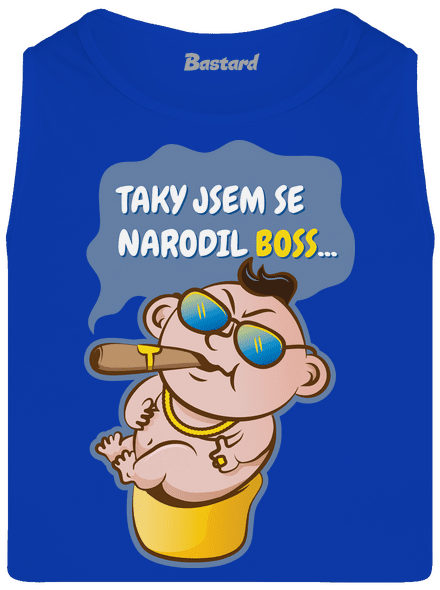 Boss pánské tílko Royal Blue