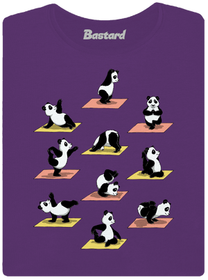 Pandí jóga dámské tričko premium Purple