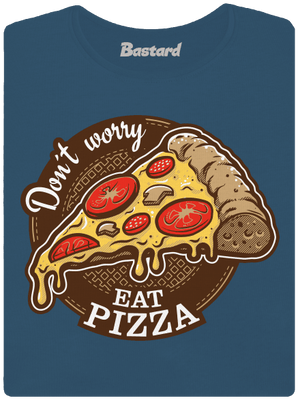 Pizza dámské tričko premium Petrol Blue