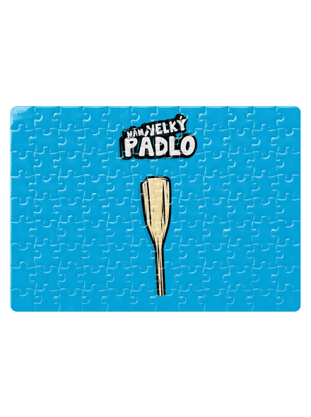 Velký pádlo puzzle White