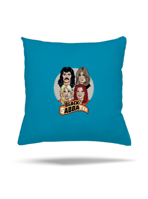 Black Abba polštář Blue Turquoise