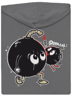 Bomby dámská mikina na zip Steel Gray