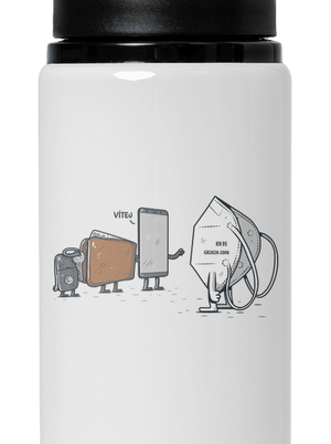 Nový člen lahev na vodu White