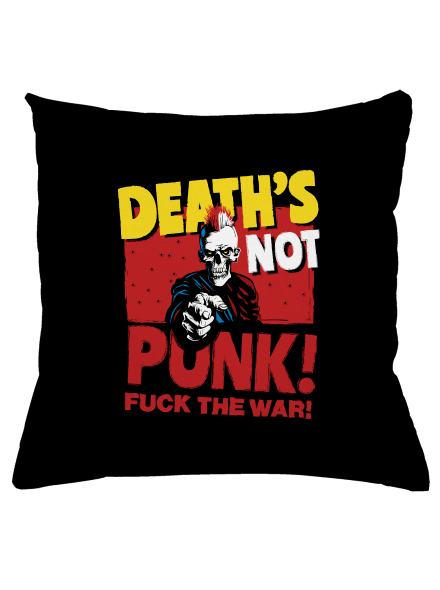 Death's not punk polštář Black