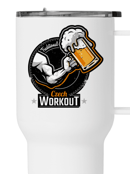 Czech Workout termohrnek White