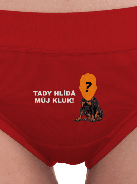 Tady hlídám já dámské kalhotky Red Mal
