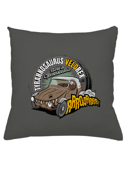 Tyrannosaurus Velorex polštář Gray Pol