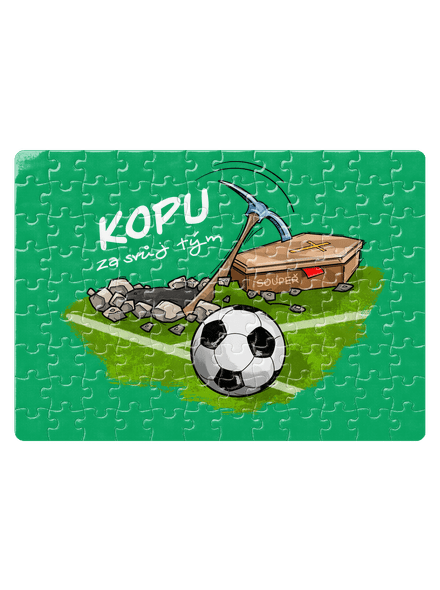 Kopu za svůj tým puzzle White