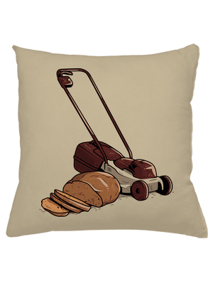 Sekačka s chlebem polštář Beige