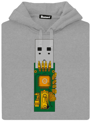 USB city pánská mikina klokanka Light Melange