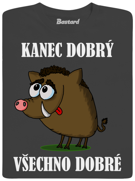 Kanec dobrý pánské dlouhý rukáv Dark Grey