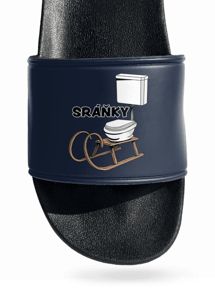 Sráňky pantofle Navy