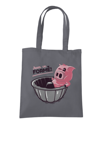 Ve formě taška Graphite grey
