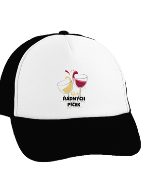 Klub řádných píček kšiltovka Black cap