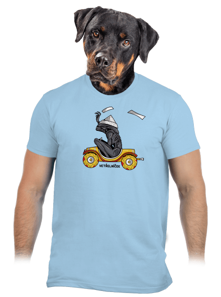 Vetřelníček pánské tričko Sky Blue