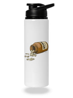 Music Pills lahev na vodu White