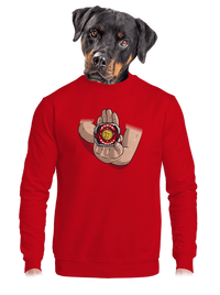 unisex mikina bez kapuce