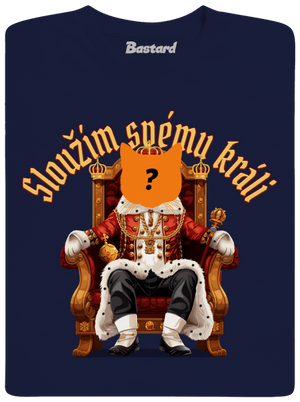 Sloužím svému králi dětské tričko Navy
