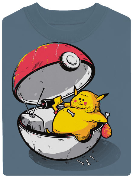 Konec pokémona unisex mikina bez kapuce Nordic Blue