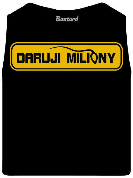 Miliony pánské tílko Black