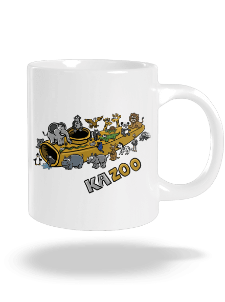 KaZoo velký hrnek White