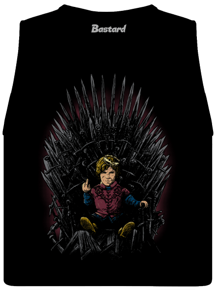 Tyrion na trůnu dámské tílko volné Black