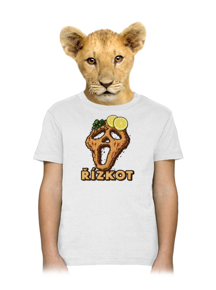 Řízkot dětské tričko White