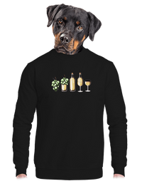 unisex mikina bez kapuce