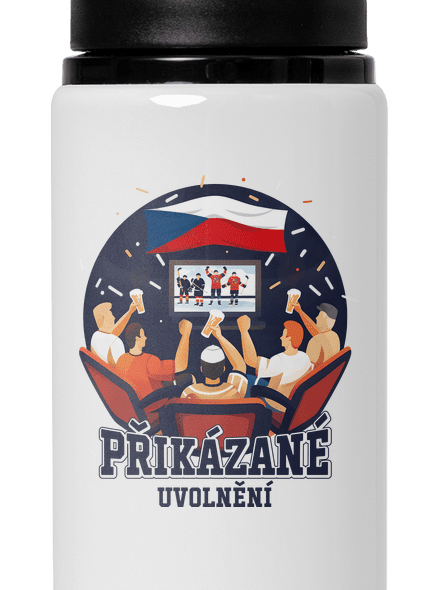 Přikázané uvolnění lahev na vodu White