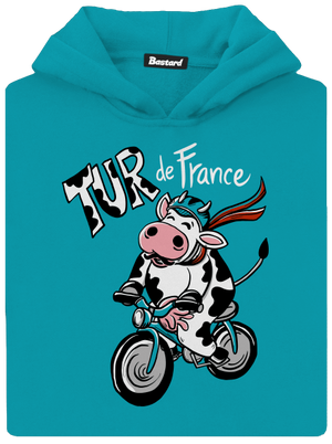 Tur de France dětská mikina klokanka Hawaiian Blue