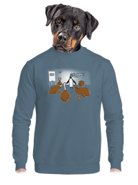 unisex mikina bez kapuce