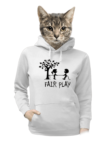 Fair play dámská mikina klokanka White