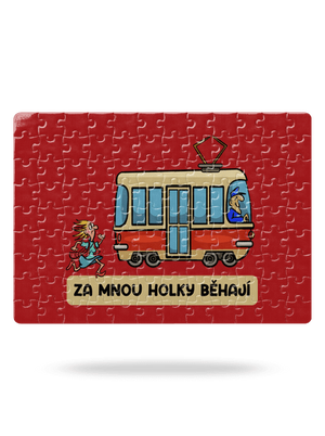 Za mnou holky běhají puzzle White