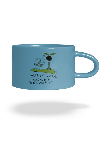 Dnes vyhrajeme hrnek makronka Blue Macaron