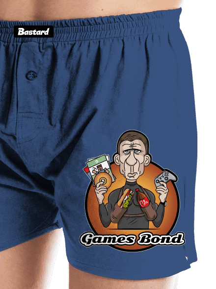 Games Bond pánské trenky Blue