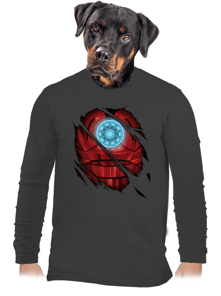 Ironman pánské dlouhý rukáv Dark Grey
