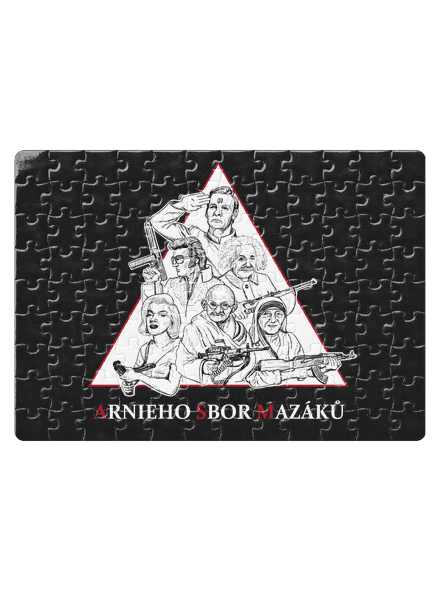 Arnieho sbor mazáků  puzzle White